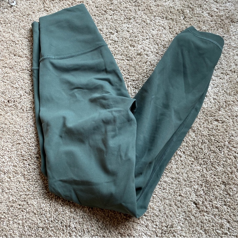 Lululemon Smoke Spruce Wunder Train High Rise Tight 25 Size 2